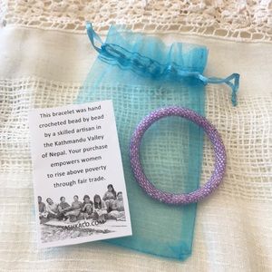 Sashka/Co. Glass Beaded Bracelet.